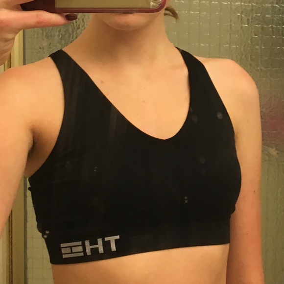 Tommy Hilfiger Black Sports Bra - Picture 2 of 6